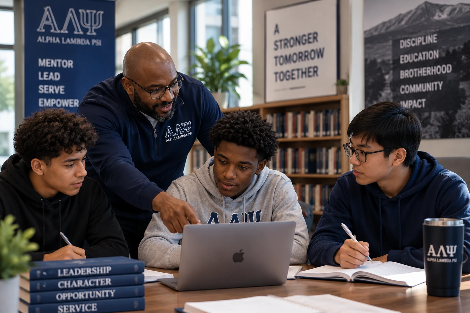 Brotherhood members mentoring the next generation